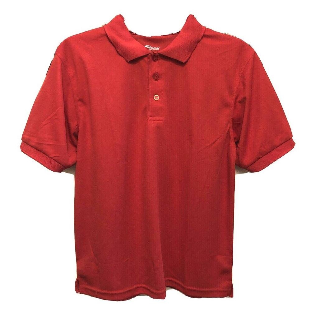 XL (18-20) Premium High Moisture Wicking Polo Golf Shirt NWT Boys Short Sleeve